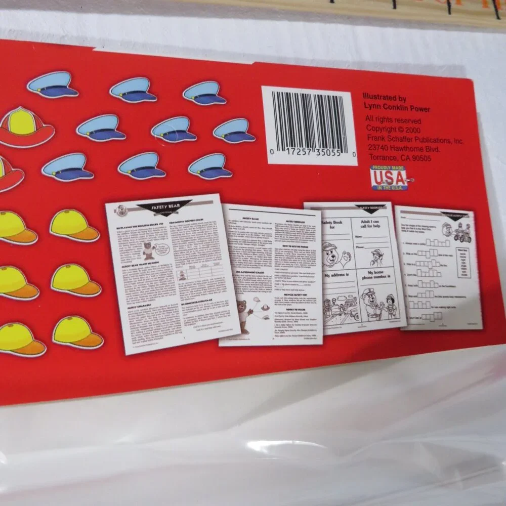 Safety Bear NEW Unopened BULLETIN BOARD SET  (gets dressed in diff clothes) #2